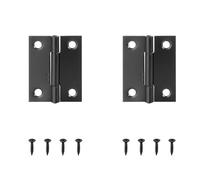 Cerniera in acciaio inossidabile da 2 pezzi piccola pieghevole nera 270 gradi for porta dell'armadio for mobili in scatola di legno for armadio cucina(Black 50.3mm 2pcs)