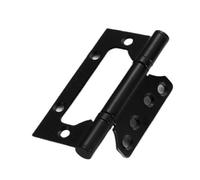 Cerniera In Acciaio Inossidabile For Camera Da Letto, Bagno, Porta In Legno, 4 Pollici, 5, Cerniere Libere A Fessura Costruzione Robusta Funzionamento Fluido(Type A Black)