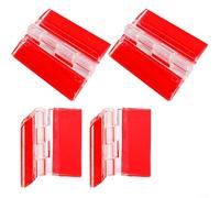 Cerniera in acrilico per progetti di casa e giardino, 4 cerniere continue in plastica trasparente, 35 x 45 mm, girevole a 275°, Lightwe