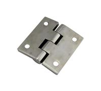Cerniera in alluminio rifinita 50X50MM Cerniere attive Profilo di collegamento Cerniera for fusione di ponti di barche Porta 'armadio del portello Piegatura solida quadrata