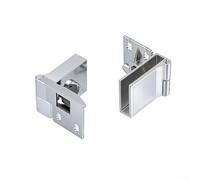 Cerniera in lega di zinco per ante di vetri, con meccanismo a molla e perno regolabile, per pannelli di vetro di spessore da 6 mm a 8 mm (G)