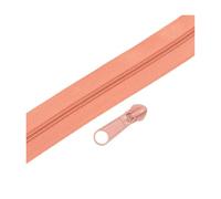 Cerniera in nylon da 2 a 10 metri con cursori per cucire vestiti su borse fai da te 3# o 5#,Rosso anguria,No3-5 Metri 5 Pezzi Cursori