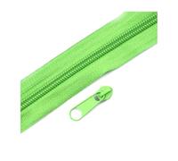 Cerniera in nylon da 2 a 10 metri con cursori per cucire vestiti su borse fai da te 3# o 5#,Verde,No3-5 Metri 5 Pezzi Cursori