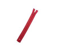 Cerniera in plastica nylon - Spirale fine non divisibile 3 mm (rosso scuro, 40 cm)