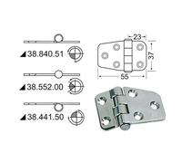 Cerniera inox - 1 PZ Osculati - 38.552.00 - 3855200