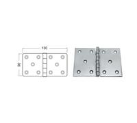 Cerniera inox 130x90 mm - 1 PZ Osculati - 38.822.06 - 3882206