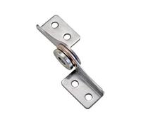 Cerniera inox asse rotante a coppia con foro cavo