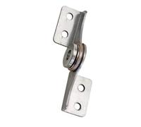 Cerniera inox asse rotante a coppia con foro cavo