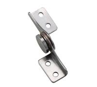 Cerniera inox asse rotante a coppia con foro cavo