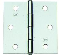 CERNIERA INOX QUADRA ART.121IN MM.40X40 PERNO FISSO 12 PZ.