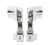 Cerniera integrata for porta, 2 pezzi, 22x5,5 cm, compatibile con cerniere sinistra e destra for frigorifero Hettich