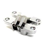 CERNIERA INVISIBILE A SCOMPARSA mm.95x19 PER PORTE IN LEGNO CROMO SATINATO