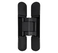 Cerniera invisibile, Cerniera for armadio nascosta multicolore 40-120 kg(Black,G80)