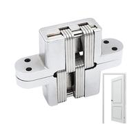 Cerniera invisibile: cerniera per porta nascosta, cerniera sottile nascosta, cerniera nascosta | 8 x 8 x 5 cm, cerniera europea regolabile di precisione per porte segrete, verbo