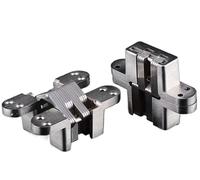 Cerniera invisibile, Cerniere for porte a scomparsa in acciaio inox 304 4 misure 2 pz(19x95mm)