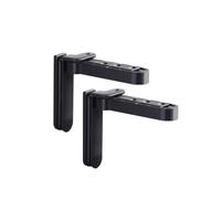 Cerniera invisibile per porta con asse superiore e inferiore, design multi regolabile, materiale in lega di zinco, consente un funzionamento regolare della porta esterna con montaggio preciso (nero)