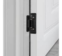 Cerniera invisibile per porte, set di 2 cerniere per porte e armadietti, 110°, cerniere regolabili per porte nascoste, carico di 60 kg, cerniera porta armadio, per porte di stoccaggio, porte nascoste