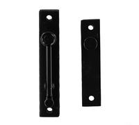 Cerniera invisibile resistente a 180 gradi per azione pivot in acciaio inox per Murphy per cornici libreria nera 130 x 24 mm