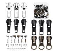 Cerniera Kit Riparazione 5 Ricambio Slider Pullover Zip Testa