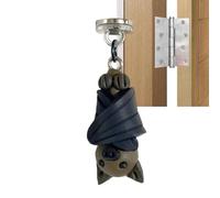 Cerniera magnetica per porta a testa di cerniera, decorazione per la casa, Topper per porta magnetica in pietra tombale spaventosa di Halloween, testa di cerniera decorativa Spooky Season per porte,