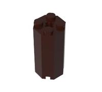 Cerniera Mattone Speciale Ottagonale 2x2x3 1/3 10 Pezzi GDS-2073 compatibile con Lego Giocattoli sfusi classici MOC Colore Marron foncé