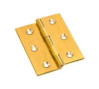 Cerniera mezzo collo, mezza curva, 1/2 collo, ottone oro fresato profilato, misura 50X40 mm, per porte e mobili