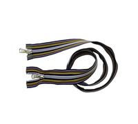 Cerniera Multicolor Zip Lampo Spirale Bianca - Catena 6, 85 cm, Divisibile 2 Cursori