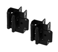 Cerniera nera for pannello di copertura semi-nascosto da 4 pezzi for paraurti for armadietti e viti di aggiornamento