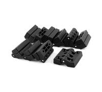 cerniera nero 10 pezzi 41 x 39 millimetri armadietto porta di plastica 10 pezzi
