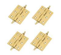 Cerniera Pagoda in Ottone 4 Pezzi 2/2.5/3 Pollici Hardware Pieghevole for Mobili for Armadi for Porte in Legno Massello for Guardaroba(3-inch)