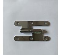 Cerniera Paumelles Pomelles 120X68 Dx o Sx CROMATO per infissi o porte
