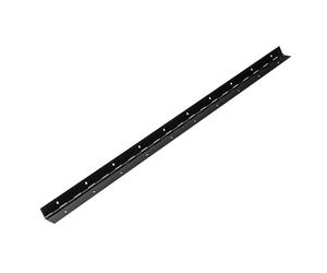 Cerniera per ante ad asta 120x3,2 cm acciaio nero Nero