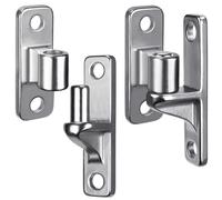 Cerniera per cancello in acciaio inossidabile 304 Cerniera per cancello - Confezione da 2 con cerniere per porte femmina e maschio per montaggio a parete per cancelli da giardino in legno