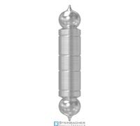 Cerniera per cancello in acciaio inox VA - liscio 20mm spigolo 11mm