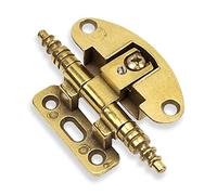 Cerniera per mobili 80 mm per ante in battuta - DORATA