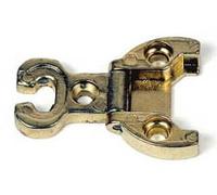 CERNIERA PER MOBILI A0054 OTTONATA 32X34 MM- 10,0 pz