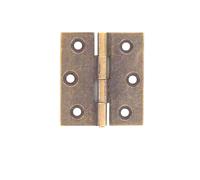 Cerniera per Mobili Perno Fisso Ottone Fresato Bronzato mm. 60x50 Pz. 4 VITEL