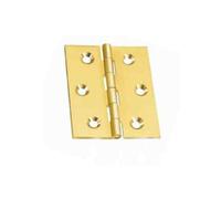 Cerniera per Mobili Perno Fisso Ottone Fresato Satinato mm. 60x50 Pz. 4 VITEL