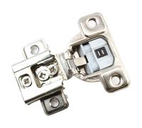 Cerniera per mobili Salice Silentia E-Centhree da 106 gradi, con chiusura ammortizzata e vite sovrapposta da 1/2"""" con 3 regolazioni a camme CUP3