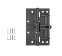 Cerniera per porta a chiusura automatica, blocco silenzioso, colore nero | Funzione di arresto automatico, chiusura silenziosa liscia, controllo tampone idraulico, acciaio laminato a freddo