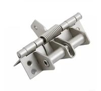 Cerniera per porta a chiusura automatica con affidabile meccanismo a molla per una maggiore sicurezza (argento)