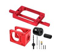 Cerniera per porta a dimensioni fisse per risparmio di tempo per porta e stipite Set di modelli di cerniera in alluminio per router con set da ballo a mortasa congiunta
