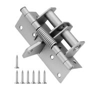 Cerniera per porta a molla | Cerniere per porte a chiusura automatica, cerniere a molla a chiusura automatica da 10,2 cm, chiusura di posizionamento per mano sinistra e destra