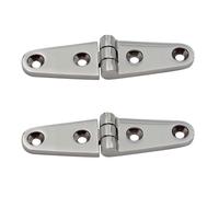 Cerniera per porta della barca, 2 pezzi, 100x25 mm, cerniera per finestra marina, cerniera per mobiletto in acciaio inossidabile