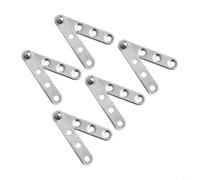 Cerniera per porta girevole a 360 gradi, in acciaio inox, resistente, per librerie segrete, porte, kit di ferramenta invisibile, 130 mm