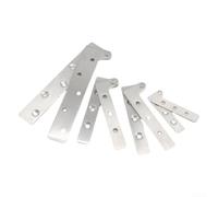 Cerniera per porta in acciaio inossidabile con meccanismo a rotazione completa per uso su porte in alluminio e senza telaio (150 x 30 3 mm (senza bordo))