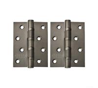 Cerniera per porta in acciaio inox, 10 cm, robusta e durevole (4 x 3 x 3 cm | Design piatto per legno, facile montaggio a vite, adatto per armadi, resistente all'usura