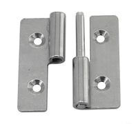 Cerniera per porta in acciaio inox, design staccabile per un comodo accesso e rimozione della porta (40 x 30 x 1,5 destra)