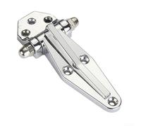 Cerniera per porta in lega di zinco resistente, 10,2 cm, per armadi da forno e porte frigorifere, funzione di chiusura automatica e design reversibile manuale per porte con apertura sinistra o destra