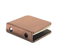 Cerniera per porta in vetro, morsetto per bagno, cerniere pivot, clip fissa in acciaio inox 304 oro rosa in vetro, angolo fisso per porta in vetro del bagno, cerniera divisoria per doccia (colore: 0